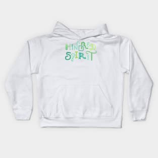 Kindred Spirit (green) Kids Hoodie